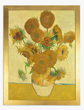 Van Goghs Radiant Blooms Art Print - Gold
