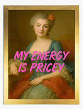 Priceless Energy Art Print Gold