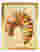 Mosaic Disco Croissant Art Print - Gold