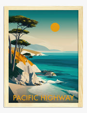 Modern Coastline Art Prints