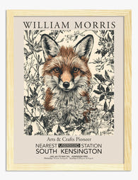 William Morris Fox Botanical Art Print - Oak