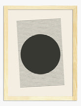 Modern Boho Eclipse Art Print - Oak