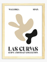 Matisse Curves Mallorca Art Print - Oak