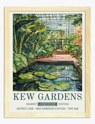 Kew Gardens Serenity Art Print - Oak