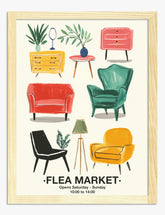 Vintage Vibe Finds Art Print - Oak