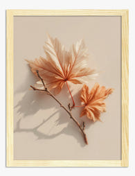 Soft Autumn Maple Leaves Art Print - Oak