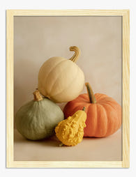Autumn Harvest Still Life Art Print - Oak