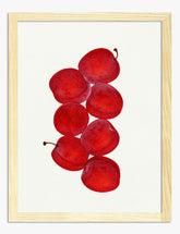Scarlet Plum Medley Art Print - Oak