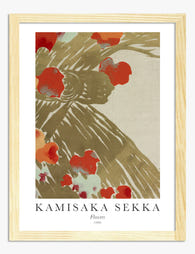 Kamisaka Sekka Floral Harmony Art Print - Oak