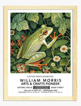 William Morris Botanical Frog Art Print - Oak