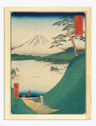Mount Fuji by Hiroshige Art Print Oak