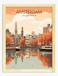 Autumn in Amsterdam Art Print - Oak
