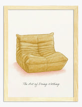 Cozy Yellow Sofa Vibes Art Print