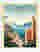 Sorrento Coastal Charm Art Print - Oak
