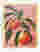 Peach Mosaic Delight Art Print - Oak