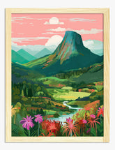 Ella Valley Sunrise Art Print - Oak
