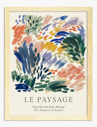 Silent Forest Morning Art Print - Oak