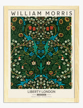 William Morris Floral Art Print - Oak