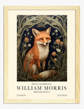 William Morris Fox Elegance Art Print - Oak