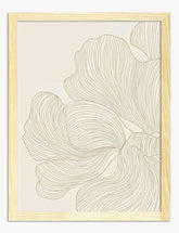 Neutral Botanical Elegance Art Print - Oak