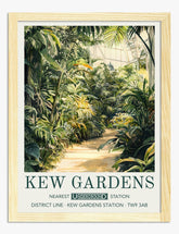 Tropical Oasis Pathway Art Print - Oak