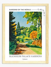 Oxford Garden Path Art Print - Oak