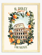 Roman Escape Art Print - Oak