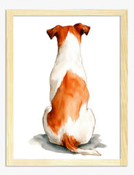 Loyal Companion Art Print Oak