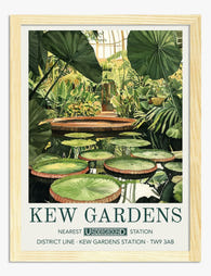 Tranquil Kew Oasis Art Print - Oak