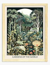 Enchanted Garden Art Print - Oak