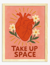 Heartfelt Empowerment Art Print Oak