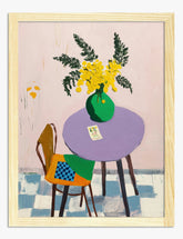 Mimosa Table by Matisse Art Print - Oak