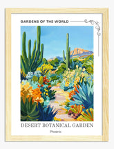 Desert Oasis Pathway Art Print - Oak
