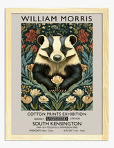 Morris Badger Elegance Art Print - Oak