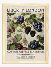 Blueberry Botanical by William Morris Art Print - Oak
