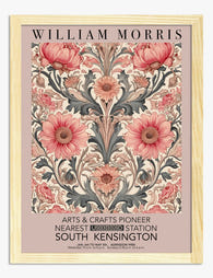 William Morris Floral Romance Art Print - Oak