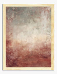 Blush Horizon Art Print - Oak