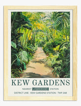 Kew Gardens Pathway Art Print - Oak