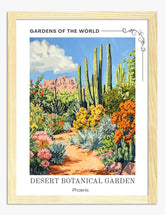 Desert Oasis Vibes Art Print - Oak