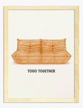 Cozy Togo Sofa Vibes Art Print