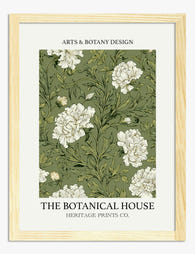 Heritage Botanical Blooms Art Print Oak