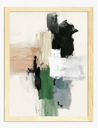 Modern Muse Strokes Art Print - Oak