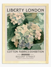 Hydrangea Serenity by Liberty London Art Print - Oak