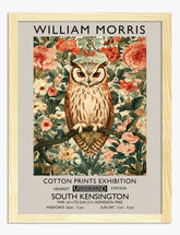 Morris Owl Elegance Art Print - Oak