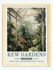Vintage Gewächshaus Poster