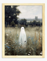 Enchanted Meadow Ghost Art Print - Oak