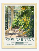 Kew Gardens Sunlit Escape Art Print - Oak