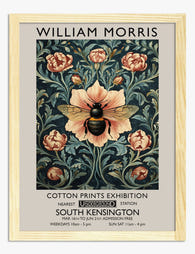 Morris Bee Blossom Art Print - Oak