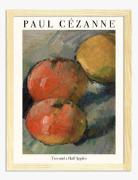 Cézanne’s Apples Still Life Art Print - Oak