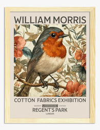Morris Robin Textile Art Art Print Oak